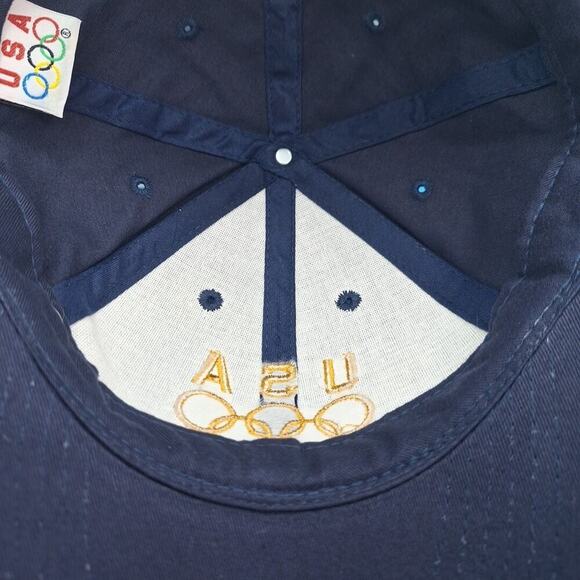 USA OLYMPICS TEAM Athens 2004 Hat Ball Cap ADJUSTABLE Embroidered Logo Cotton - Picture 7 of 7
